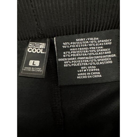 32 Degrees Cool Navy Skort Size Large Built In Shorts Stretch Active Sport Skirt - Picture 4 of 7